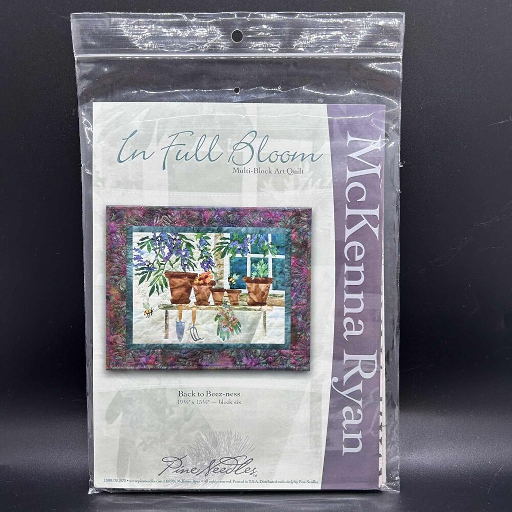 McKenna Ryan In Full Bloom “Back to Beez-ness” Block 6 Quilt Sewing Pattern